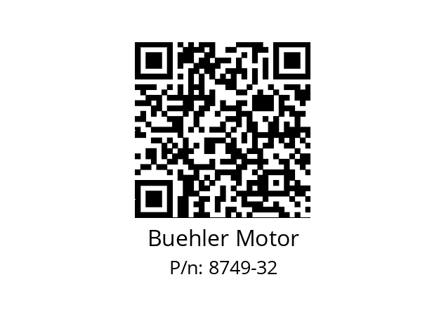   Buehler Motor 8749-32