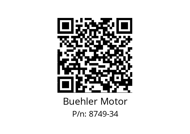   Buehler Motor 8749-34