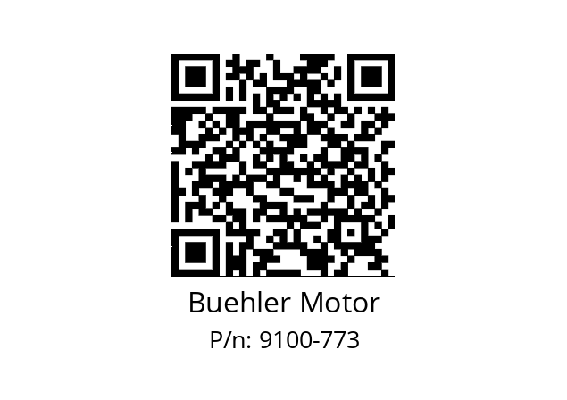   Buehler Motor 9100-773