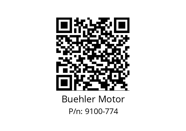   Buehler Motor 9100-774