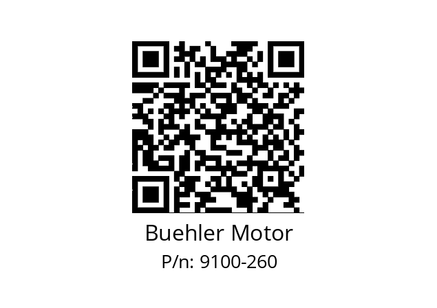   Buehler Motor 9100-260