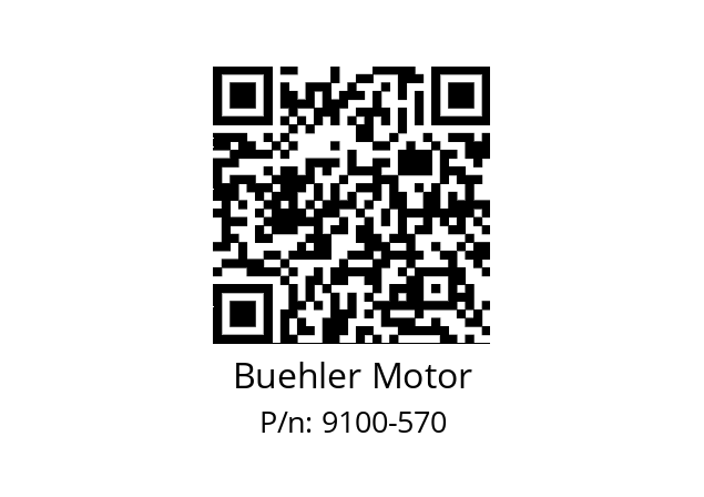   Buehler Motor 9100-570