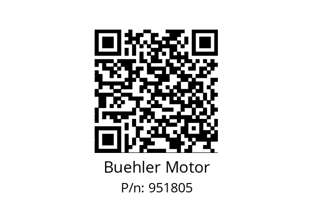   Buehler Motor 951805