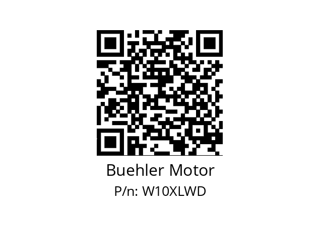   Buehler Motor W10XLWD