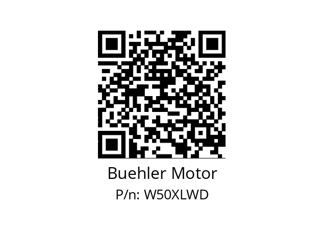   Buehler Motor W50XLWD