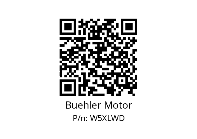   Buehler Motor W5XLWD