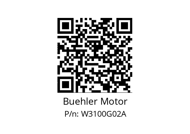   Buehler Motor W3100G02A