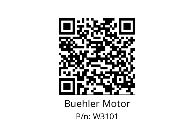   Buehler Motor W3101