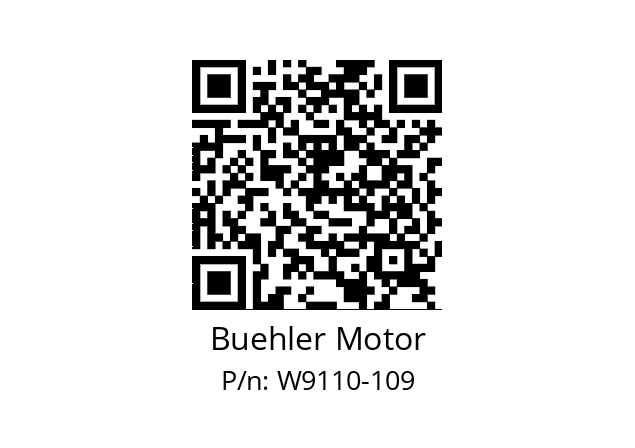   Buehler Motor W9110-109