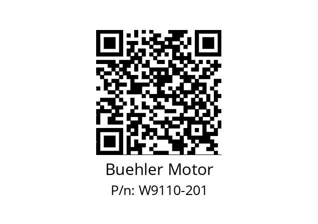   Buehler Motor W9110-201