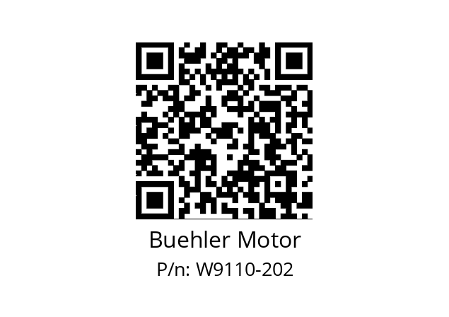   Buehler Motor W9110-202