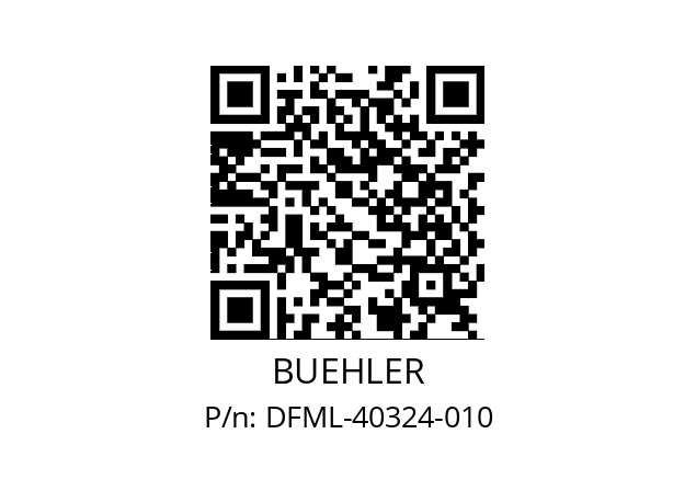   BUEHLER DFML-40324-010