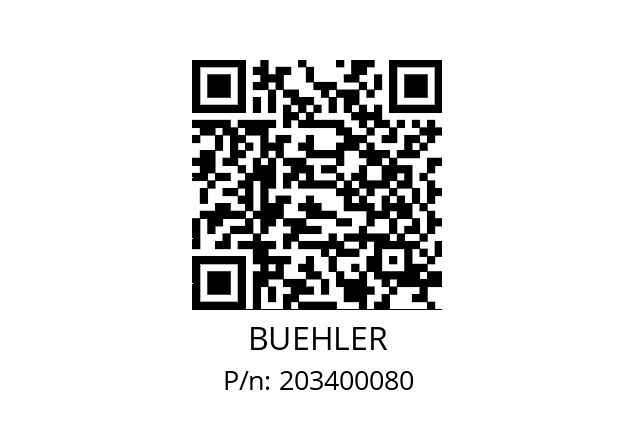   BUEHLER 203400080