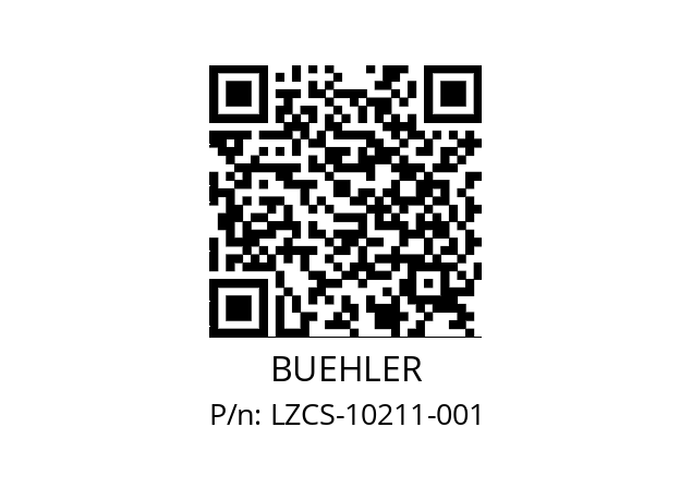   BUEHLER LZCS-10211-001