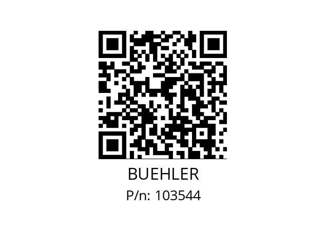   BUEHLER 103544