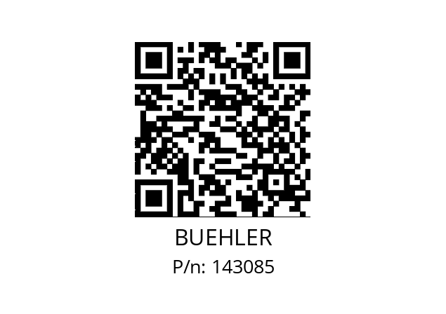   BUEHLER 143085