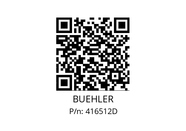   BUEHLER 416512D