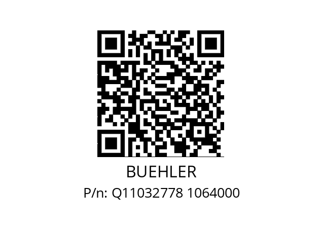   BUEHLER Q11032778 1064000