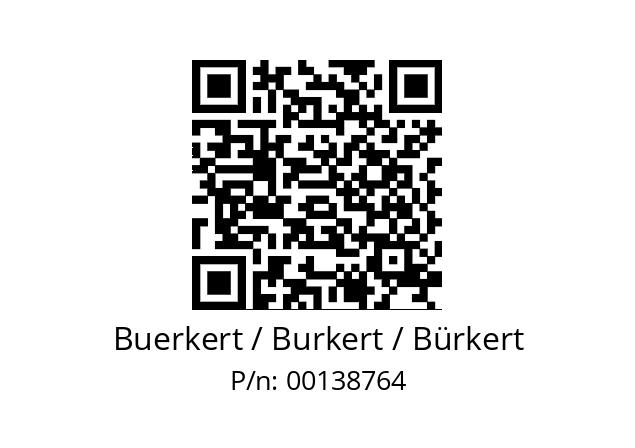   Buerkert / Burkert / Bürkert 00138764