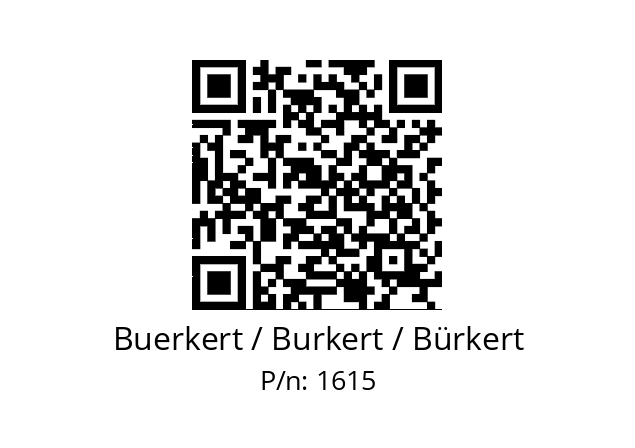   Buerkert / Burkert / Bürkert 1615