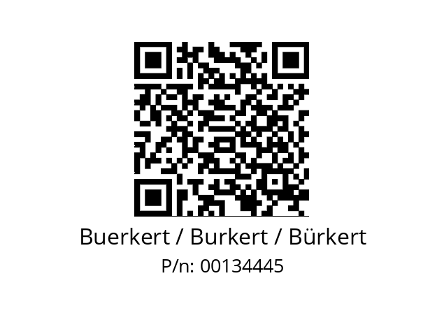   Buerkert / Burkert / Bürkert 00134445