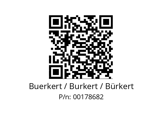   Buerkert / Burkert / Bürkert 00178682