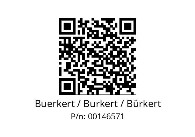   Buerkert / Burkert / Bürkert 00146571