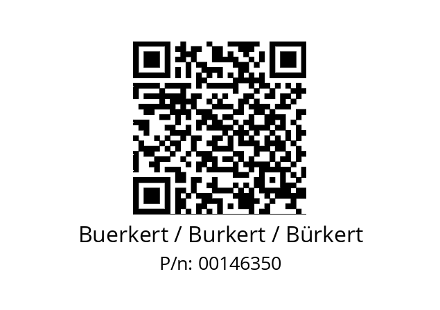   Buerkert / Burkert / Bürkert 00146350