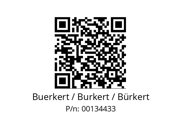   Buerkert / Burkert / Bürkert 00134433