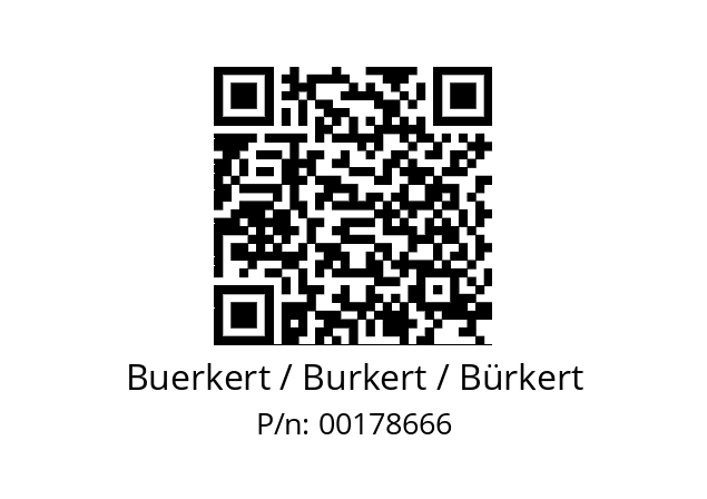   Buerkert / Burkert / Bürkert 00178666