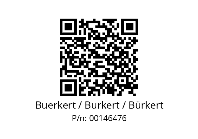   Buerkert / Burkert / Bürkert 00146476