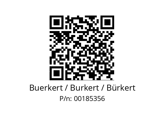   Buerkert / Burkert / Bürkert 00185356