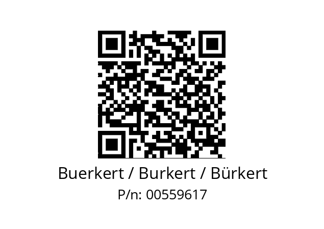   Buerkert / Burkert / Bürkert 00559617