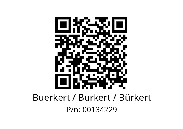   Buerkert / Burkert / Bürkert 00134229