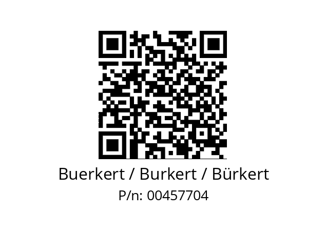   Buerkert / Burkert / Bürkert 00457704