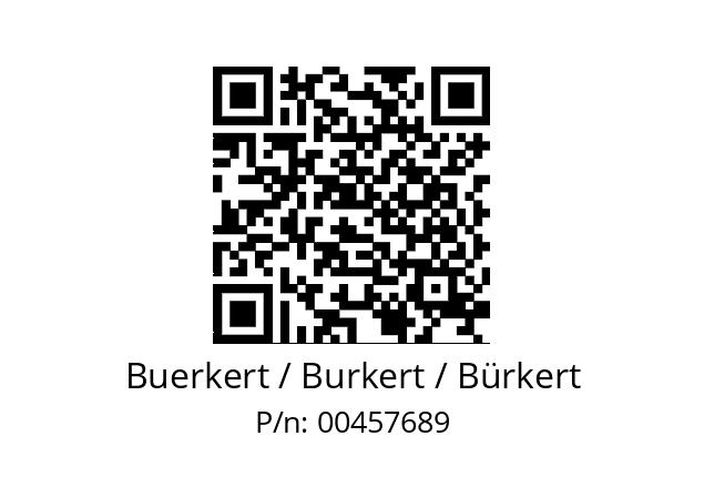   Buerkert / Burkert / Bürkert 00457689