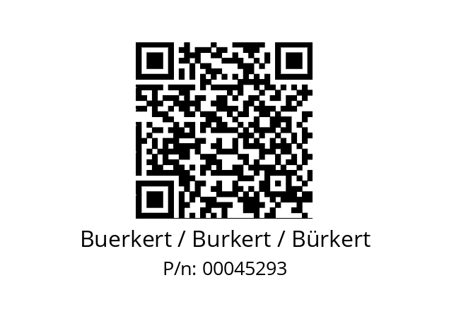   Buerkert / Burkert / Bürkert 00045293