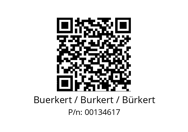   Buerkert / Burkert / Bürkert 00134617