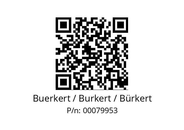   Buerkert / Burkert / Bürkert 00079953