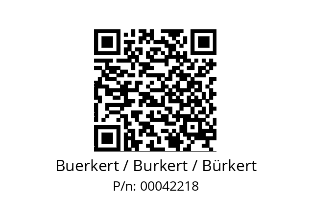   Buerkert / Burkert / Bürkert 00042218