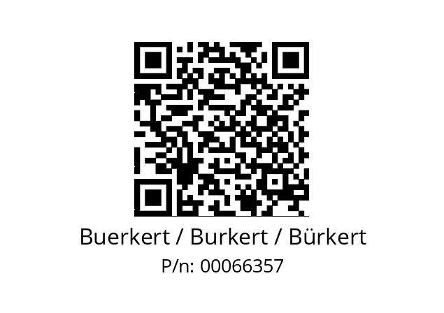   Buerkert / Burkert / Bürkert 00066357