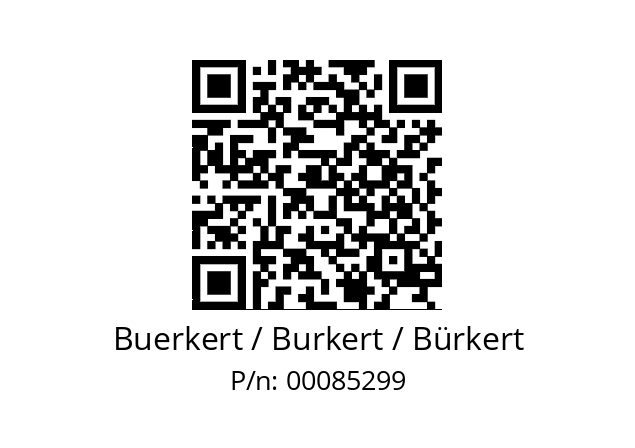   Buerkert / Burkert / Bürkert 00085299