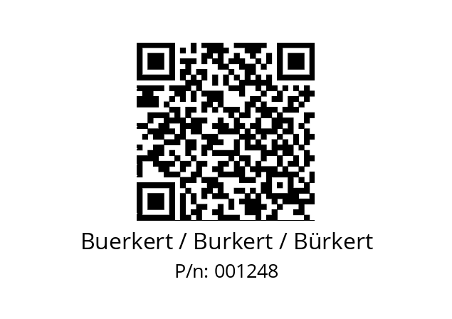   Buerkert / Burkert / Bürkert 001248