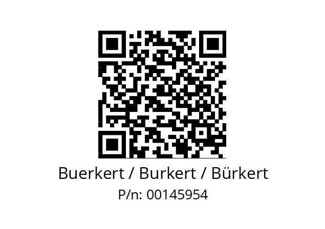   Buerkert / Burkert / Bürkert 00145954