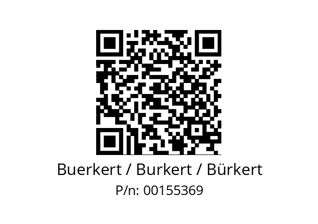   Buerkert / Burkert / Bürkert 00155369