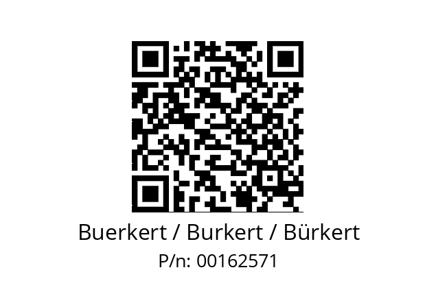   Buerkert / Burkert / Bürkert 00162571