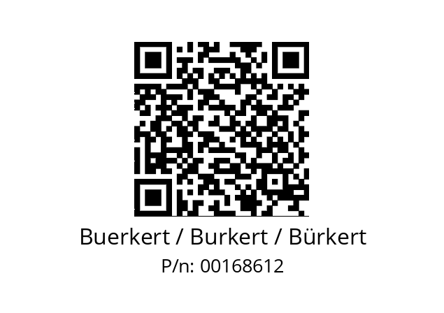   Buerkert / Burkert / Bürkert 00168612