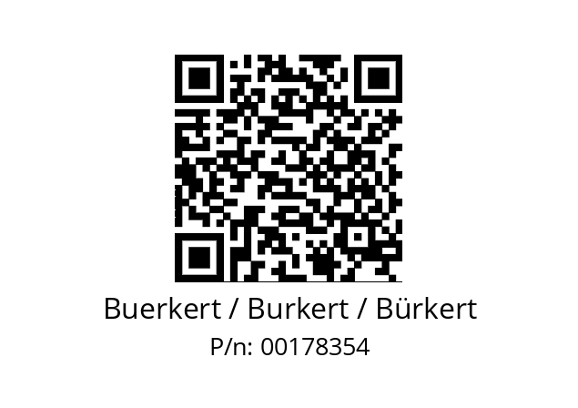   Buerkert / Burkert / Bürkert 00178354