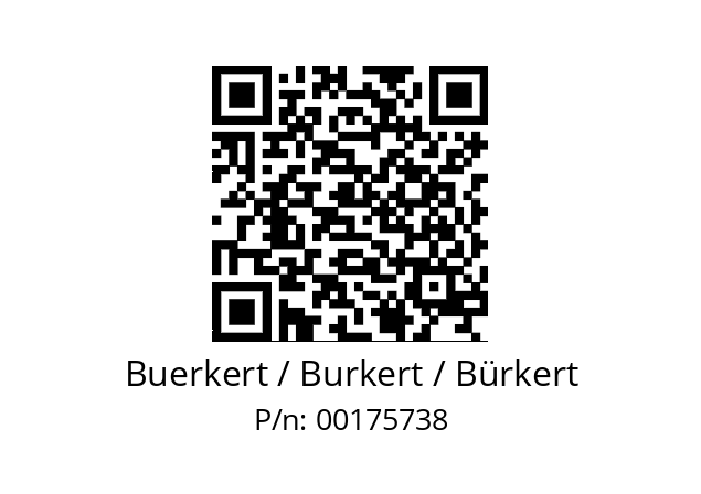   Buerkert / Burkert / Bürkert 00175738