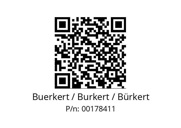   Buerkert / Burkert / Bürkert 00178411